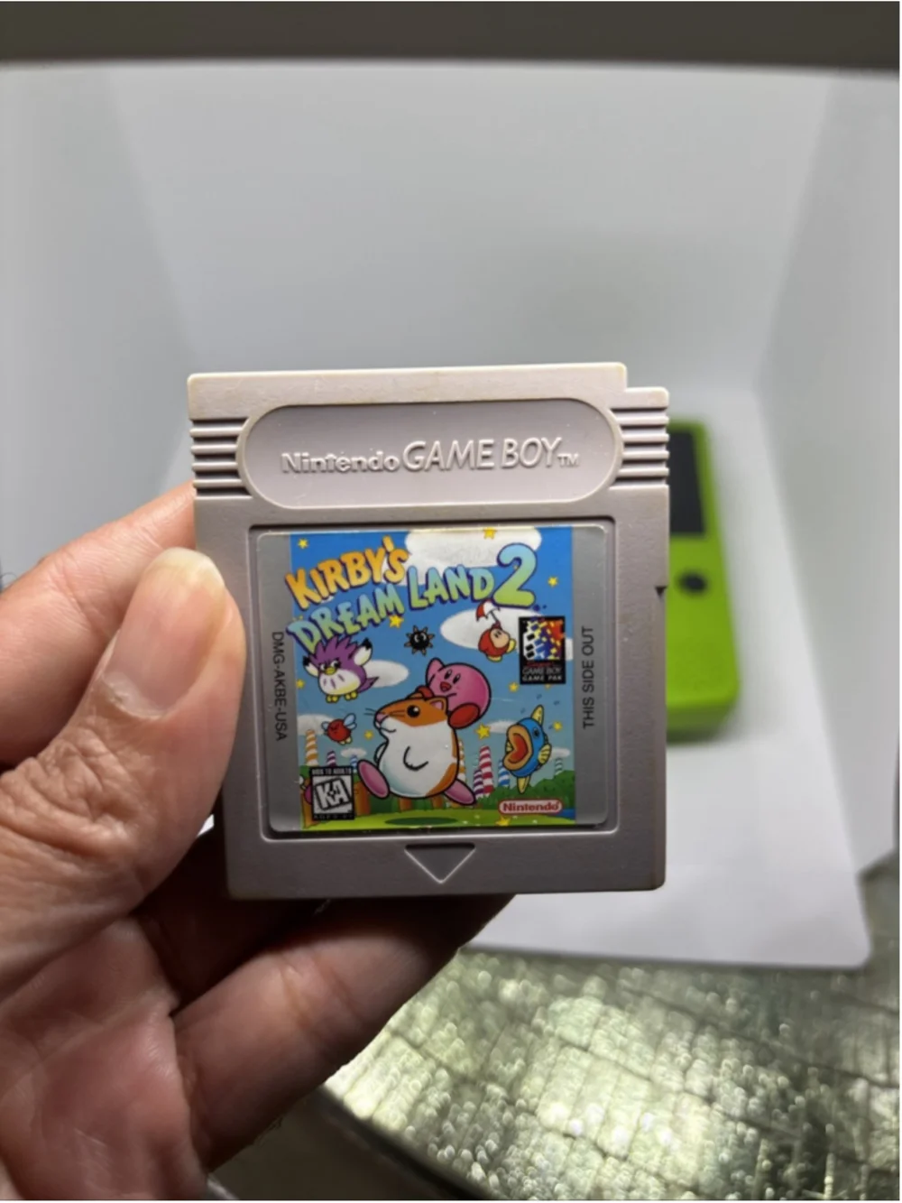 Game Boy Color - Kiwi Lime Green With 3 Games. Everything Is Tested/ Plays fine